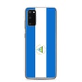 Miniatyrbild 1 av 2: Mobilskal – Nicaragua Flagga – Kompatibel med Samsung Galaxy S21 Ultra – Flexibelt skal – Slitstarkt och Stötsäkert – Pixelforma