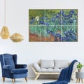 Miniatyrbild 3 av 4: Legendarte - Iris Multi Panel Målning - Vincent Van Gogh cm. 100x150 (6 paneler)
