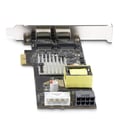 Miniatyrbild 2 av 6: Startech.Com Nätverkskort 2.5GbE PoE+ 2 Portar PCI Express Intel I225-V