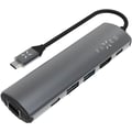Miniatyrbild 1 av 2: Dockningsstation - FIXERAD - HUB Pro 6in1 - USB-C 3.2 Gen2 - 4k60Hz - Aluminium grå