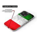 Miniatyrbild 3 av 6: 1001Coques - Silikonfodral kompatibelt med Xiaomi Redmi Note 9 - Mönster italiensk flagga - Originaldesign tryckt i Frankrike