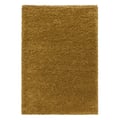 Miniatyrbild 2 av 4: Shaggy matta - MELIS HOME - Enfärgad design - 80 cm (rund) - Gul/Guld - 30 mm mjuk och fluffig lugg