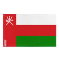 Miniatyrbild 1 av 3: Omanflagga – 64 x 96 cm – Hållbar Polyester – 2 Metalöglor – Inomhus / Utomhus – Pixelforma