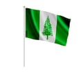 Miniatyrbild 1 av 3: Mini flagga från Norfolk Island – 30 x 45 cm – Att hålla i handen – Polyester – 1 styck – Pixelforma