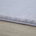 Miniatyrbild 5 av 5: Ayyildiz Modern design matta Silver 160 x 230 cm lång lugg, Enfärgad, för Vardagsrum, Baksida i bomull