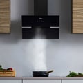 Miniatyrbild 4 av 6: CIARRA Touch Extractor Huv 60cm APP Kontroll 650 m3/h 4 Speeds Booster 58dB Recycling Black