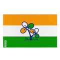 Miniatyrbild 1 av 3: Flagga för All India Trinamool Congress – 96 x 144 cm – Polyester – Metallöglor – Vattentålig