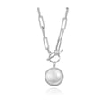 Miniatyrbild 1 av 2: Silver chunky stickad mamma bola