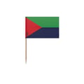 Miniatyrbild 1 av 3: Tandpetare Flagga Martinique - Flerfärgad - 8 cm - 100 stycken - Självhäftande plast - Bambu pinne