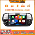 Miniatyrbild 1 av 5: AWESAFE Autoradio Android 13 för Fiat 500 (2007-2015) 2Go+32Go med 7'' Pekskärm Carplay Android Auto GPS WiFi DSP FM