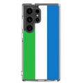 Miniatyrbild 1 av 2: Mobilskal – Sierra Leones flagga – Kompatibel med Samsung Galaxy S24 Ultra – Mjuk fodral – Slitstark och stöttålig – Pixelforma