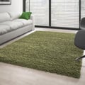 Miniatyrbild 1 av 5: Melis Hemmatta i storlek färg Grön 120 x 170 cm Shaggy mjuk och fluffig 30 mm för Vardagsrum och Sovrum