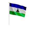 Miniatyrbild 1 av 3: Mini flagga otho – 14 x 21 cm – Att hålla i handen – Polyester – 1 styck – Pixelforma