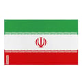 Miniatyrbild 1 av 3: Irans flagga – 160 x 240 cm – Hållbar polyester – 2 metallöglor – Inomhus / Utomhus – Pixelforma