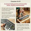 Miniatyrbild 2 av 4: Casio SA-81 Klaviatur med dynamiskt anslag