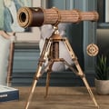Miniatyrbillede 3 af 4: ROBOTIME monokulært træteleskop - 3D-modelsæt til at samle - Gavelegetøj til børn - skala 1:1