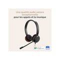 Miniatyrbild 6 av 6: Mikroheadset - JABRA - Evolve 20 UC - Trådad - USB-C, USB-A - Överörat