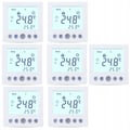 Miniatyrbild 1 av 6: Termostat Programmerbar - ARHATREYA - LCD Vit - 16A - Elvärme