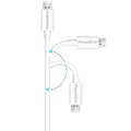 Miniatyrbild 2 av 3: Kabel för hörlurar - Bose - SoundLink - Micro USB - 2 meter - Vit