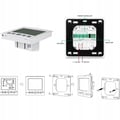 Miniatyrbild 3 av 6: Termostat Programmerbar - ARHATREYA - LCD Vit - 16A - Elvärme