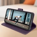 Miniatyrbild 3 av 6: Fodral till Samsung Galaxy A25 - AVIZAR - Support för plånbok och video - Lila - Halvstyvt - Flik