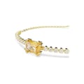 Miniatyrbillede 5 af 6: Armbånd - SWAROVSKI - Guld Matrix - Zirkoniumoxid - 24 cm - Rhodineret guldmetal