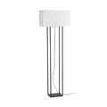 Miniatyrbild 1 av 2: Inomhus golvlampa - FARO BARCELONA - Vesper - 135 cm - Brun - Sockel E27