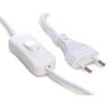Miniatyrbild 2 av 2: Vellight Lampfot, cylinder, kabel med strömbrytare, E27, 60 W, IP20, ek, 90 mm x 90 mm