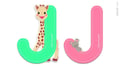 Miniatyrbild 2 av 2: Janod - Bokstaven J Sophie the Giraffe - JURATOYS