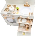 Miniatyrbild 5 av 6: Kök i trä - NYA KLASSISKA LEKSAKER - Kök med diskmaskin - 20 tillbehör - 3 till 8 år - Beige