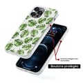 Miniatyrbild 5 av 6: Förstärkt silikonfoder med tryck kompatibel med Xiaomi 14 Monstera-blad