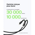Miniatyrbild 3 av 6: Flätad kabel - BELKIN - USB-C till USB-A - 0,15 m - Svart