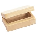 Miniatyrbild 1 av 2: MégaCréa DIY - Rektangulär trälåda 10 x 6 H 3,8 cm