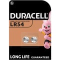 Miniatyrbild 1 av 4: Duracell Special LR54 1,5V alkaliska batterier, 2-pack (189 / 191 / V10GA / LR1130)