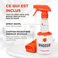 Miniatyrbild 6 av 6: WHOOSH – TV, PC, Mac Skärmrengöring, Spray 500 ml + Mikrofiber, LCD, LED, OLED, Utan Alkohol, Naturlig Formel