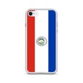 Miniatyrbild 1 av 2: Mobilskal - PIXELFORMA - iPhone 7 - Paraguay flagga - Transparent plast - TPU
