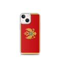 Miniatyrbild 1 av 2: Mobilskal – Montenegros flagga – Kompatibel med iPhone 13 mini – Mjuk fodral – Dimensionsbeständig och stöttålig - Silikon - Pixelforma