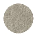 Miniatyrbild 4 av 4: Shaggy matta - MELIS HOME - Enfärgad design - 80 cm rund - Taupe (beige) - Hår 30 mm