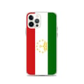 Miniatyrbild 1 av 2: Mobilskal – Tajikistans flagga – Kompatibel med iPhone 12 Pro – Fodral i mjukt material – Stöttålig och chockresistent – Silikon – Pixelforma
