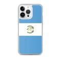 Miniatyrbild 1 av 2: Mobilskal – Guatemalas flagga – Kompatibel med iPhone 14 Pro Max – Mjukt fodral – Stötsäker och slitstark – Silikon – Pixelforma