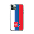 Miniatyrbild 1 av 2: Mobilskal – Slovakiens flagga – Kompatibel med iPhone 11 Pro – Mjukt fodral – Slitstarkt och stötresistent – Silikon – Pixelforma