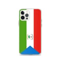 Miniatyrbild 1 av 2: Telefonfodral – Flagga för Ekvatorialguinea – Kompatibel med iPhone 12 Pro – Mjuk skydd – Slitstark och stötabsorberande – Pixelforma
