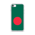 Miniatyrbild 1 av 2: Mobilskal – Bangladeshs flagga – Kompatibel med iPhone 6S – Flexibelt fodral – Slitstarkt och chockresistent – Silikon – Pixelforma