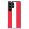 Miniatyrbild 1 av 2: Mobilskal - Samsung - Galaxy S24 Ultra - Österrikisk flagga - Mjuk - Flerfärgad