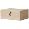Miniatyrbild 1 av 2: Te-box för te-påsar - 4 fack - Trä - Att dekorera - 20x14cm