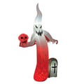 Miniatyrbild 2 av 2: Luminös uppblåsbar spöke - P'TIT CLOWN - 22334 - 5 LED-lampor - 270 cm - inbyggd pump