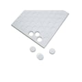 Miniatyrbild 2 av 2: 3D Skummärkpunkter - RAYHER - 3mm - 544 bitar - Vit - Blandad
