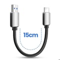Miniatyrbild 5 av 5: USB-kabel - AVIZAR - Mini USB-kablar till USB-C - 15cm - Pack om 5 - Snabbladdning