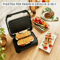 Miniatyrbillede 2 af 4: Elektrisk grill - Moulinex - GI270D - 2-i-1 - 1000W - Kompakt sort design