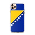 Miniatyrbild 1 av 2: Mobilskal – Flagga för Bosnien-Hercegovina – Kompatibel med iPhone 11 Pro Max – Mjuk Skal – Slitstark och Stötresistent – Pixelforma